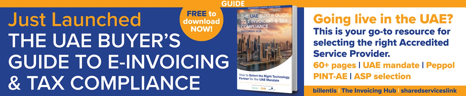 THE UAE BUYER GUIDE TO E-INVOICING & TAX COMPLIANCE SEPTEMBER 2026 (Center Banner)