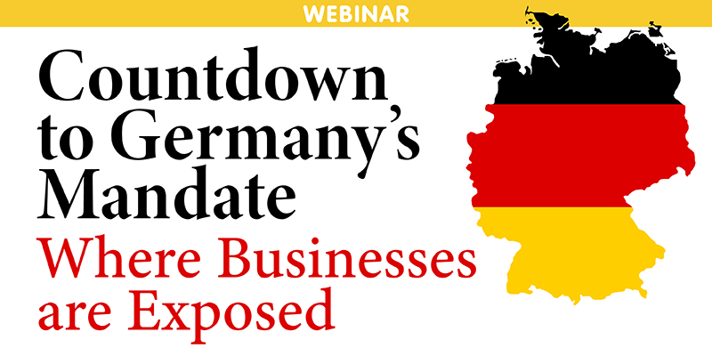 Countdown to Germany’s Mandate: Where Businesses are Exposed