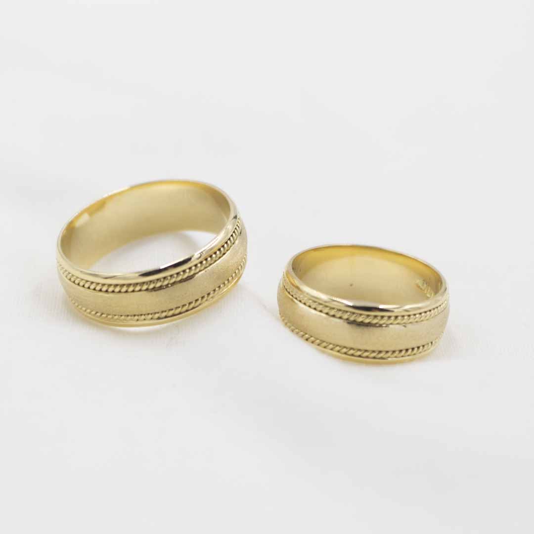 AROS DE MATRIMONIO DE ORO 18K