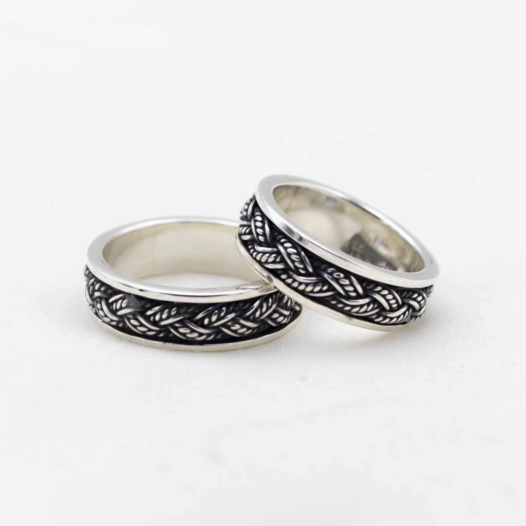 ANILLOS PAREJA DE PLATA