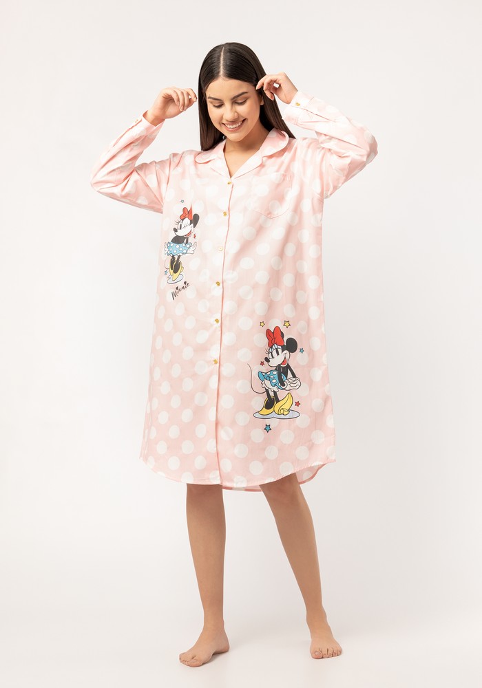 Pijama Adulto Dama camisola D7126 Algodón