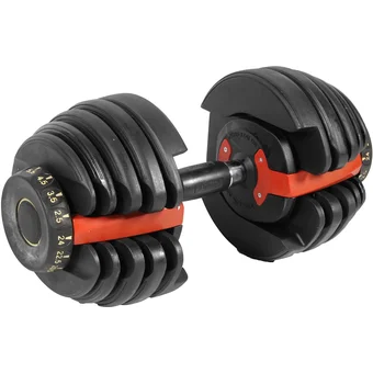 Set De 2 Mancuernas Ajustables De 2.5 A 24kg - Regulables