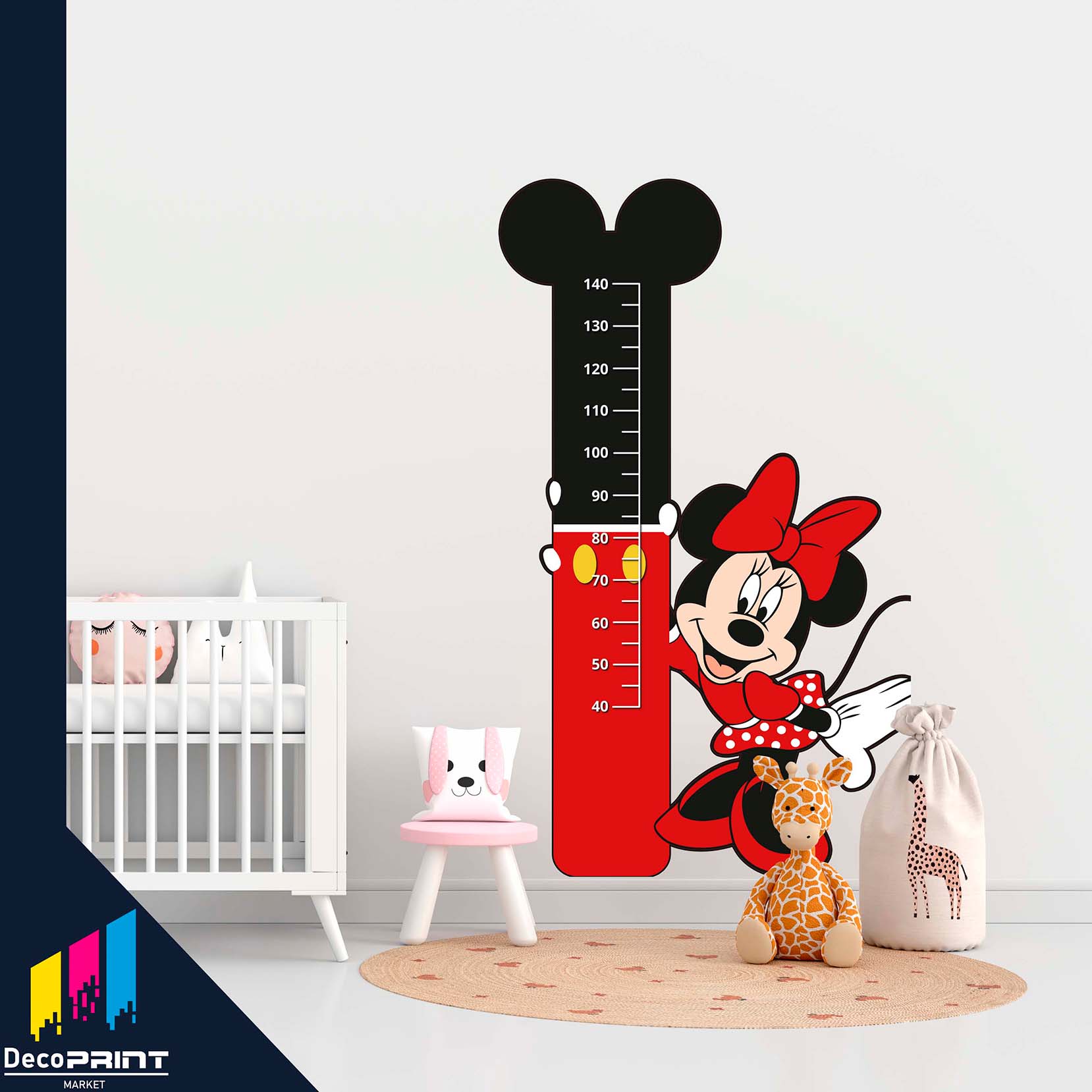 Reina H&N - vinilo medidor infantil para pared Cada