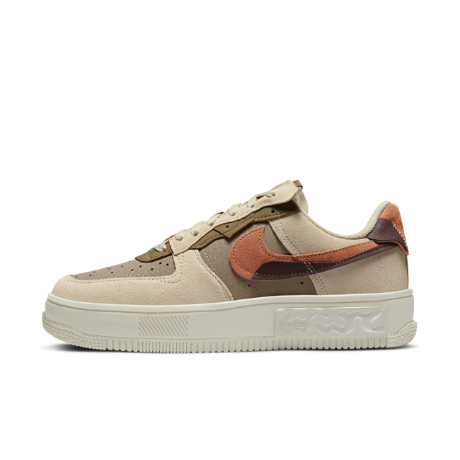 Size 12 Mens - Nike Air Force 1 '07 LV8 J22 - Wolf Grey / Kumquat -  DR0155-001