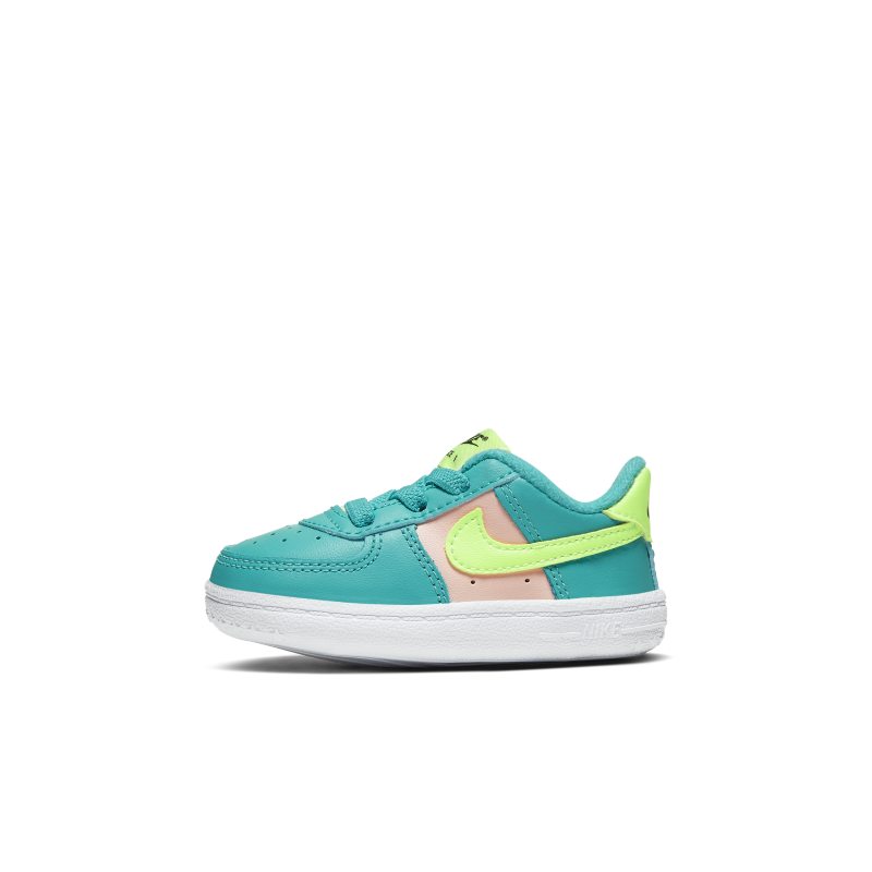 Nike Air Force 1 LV8 GS Oracle Aqua/Ghost Green-Washed Coral - CJ4093-300