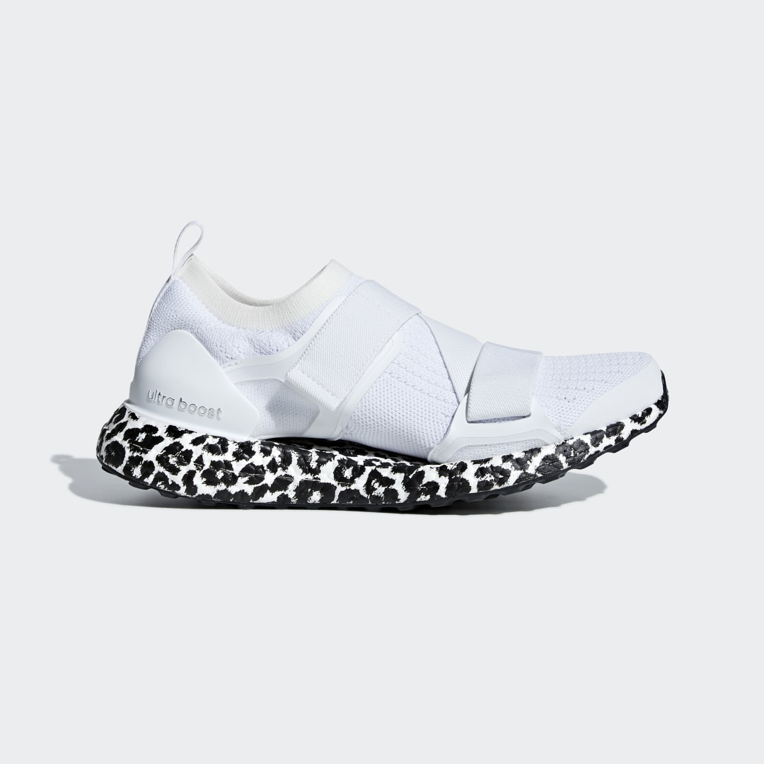 Stella McCartney x Adidas Ultraboost Sneakers in White Leopard