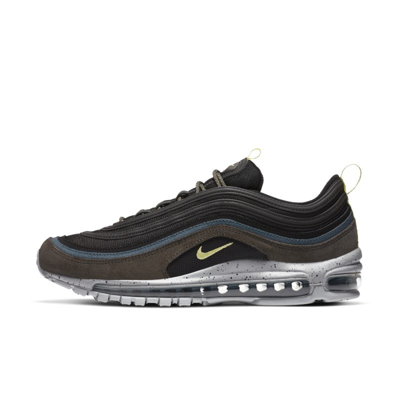 nike air max 97 black with blue tick