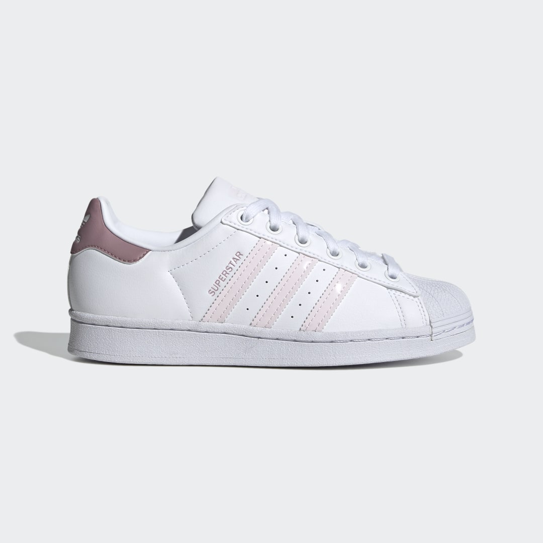 superstar white pink