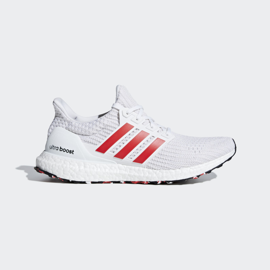 adidas Ultra Boost 4.0 Cloud White Active Red