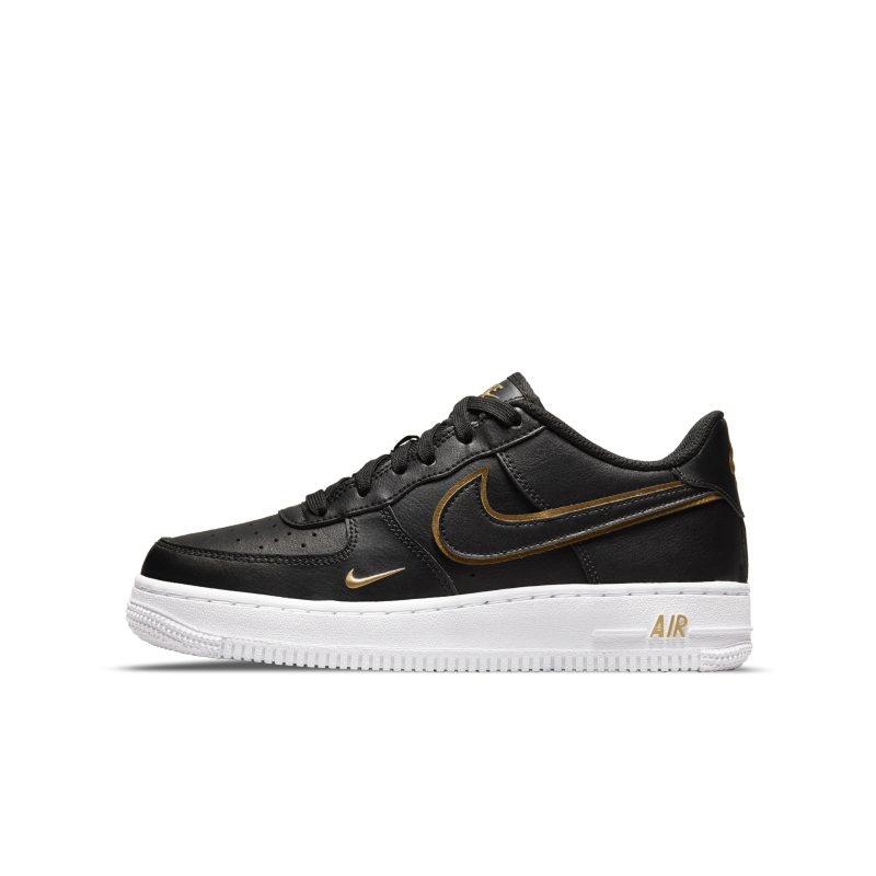 Nike Air Force 1 LV8 Grade School Lifestyle Shoe White Gold DM3322