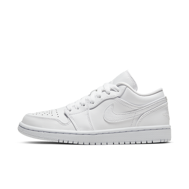 All white air store jordan 1 high