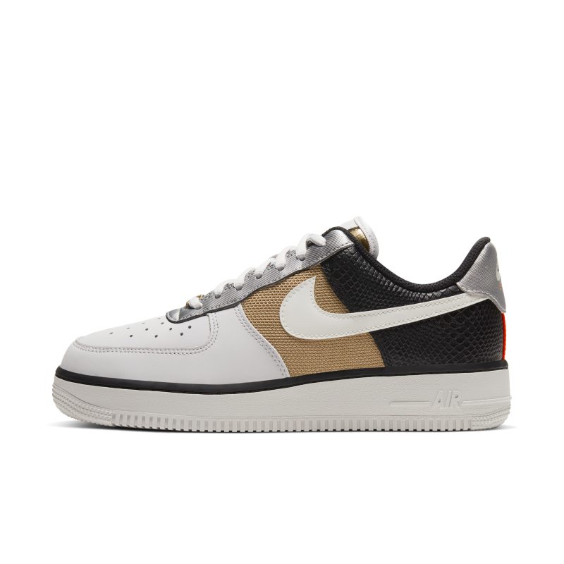 Nike air force grey on sale gold