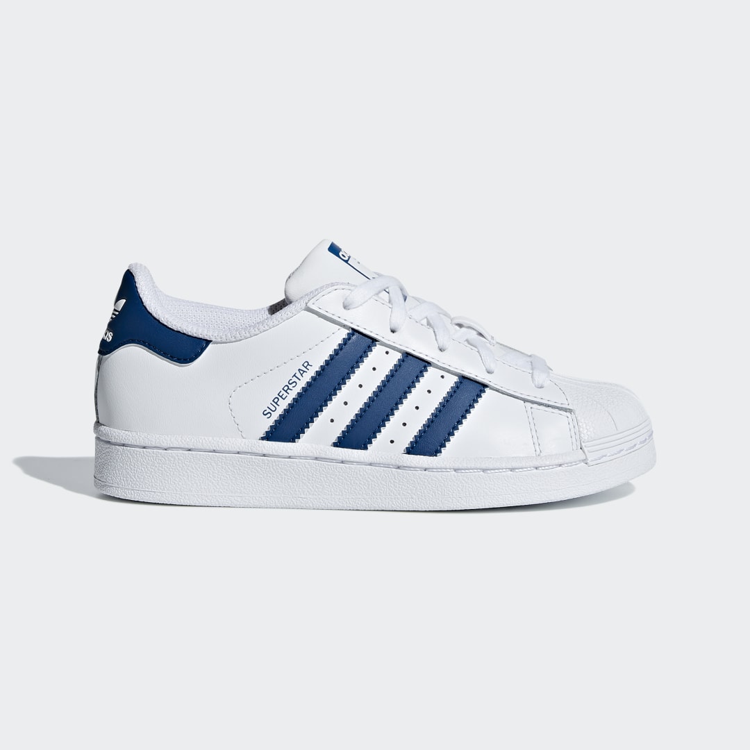 adidas Superstar Cloud White u0026 Legend Marine | F34164 | SPORTSHOWROOM