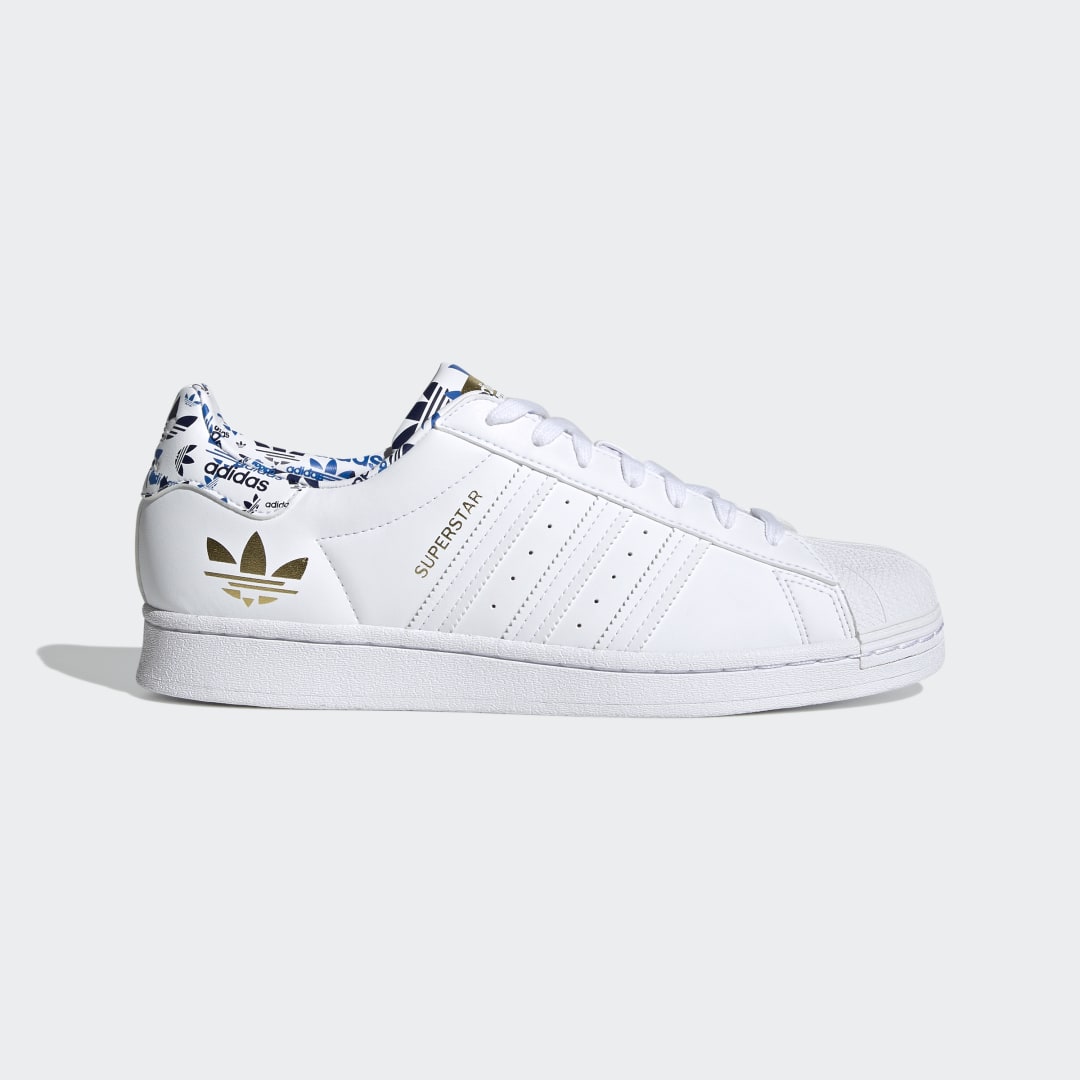 Adidas superstar cloud white clearance metallic