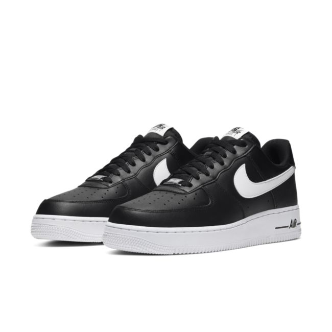 Nike Air Force 1 Low 07 Men Size 10 Sneaker Shoes White Black CJ0952-100