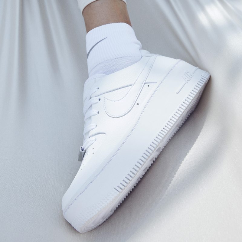 Nike air force sage 1 sales low white