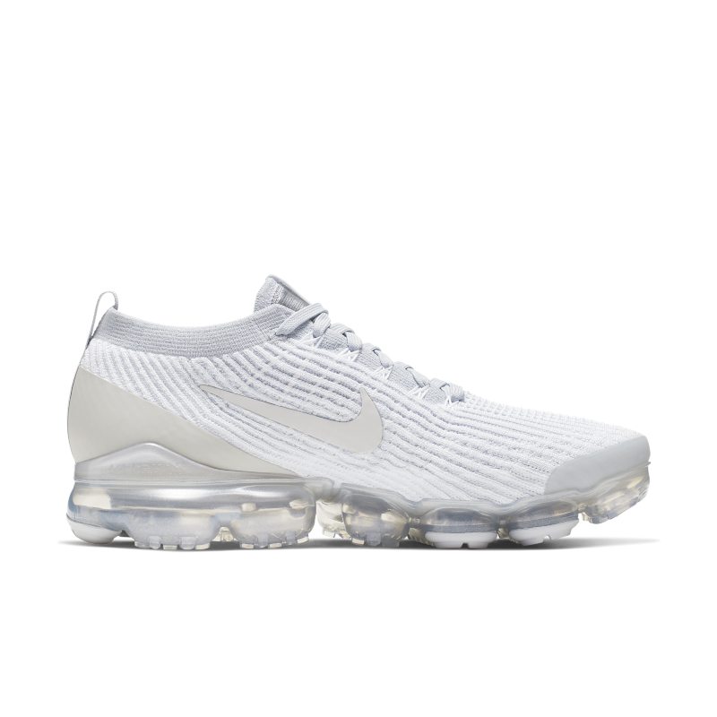 Air vapormax flyknit 3 white sales pure platinum