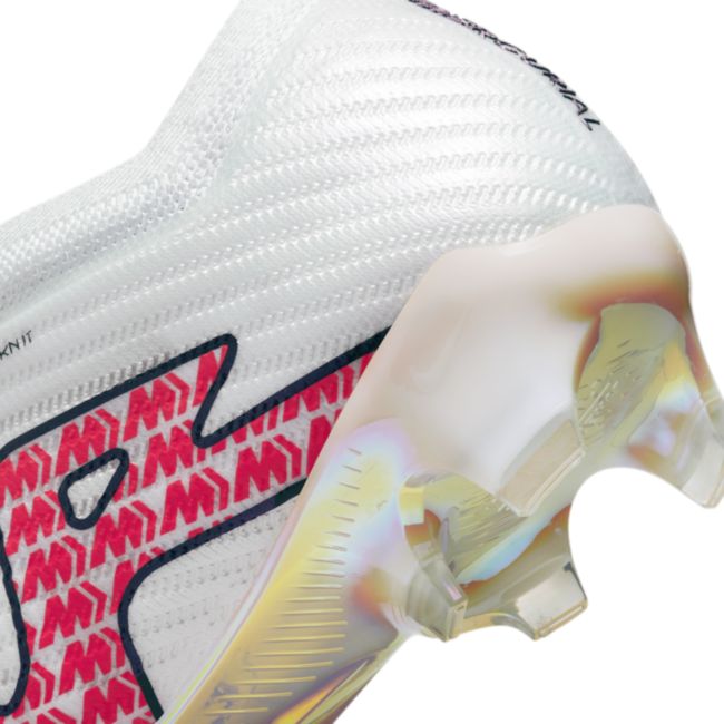 Nike Zoom Mercurial Vapor 15 Elite FG White & Bright Crimson, DJ4978-101