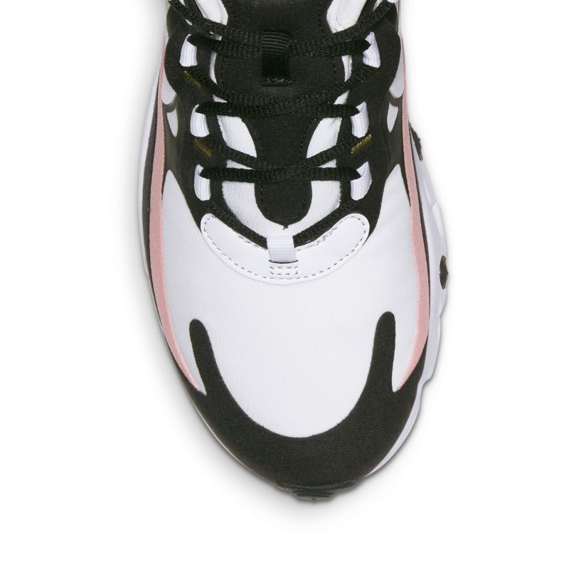 Nike WMNS Air Max 270 React Black White Bleached Coral AT6174005 