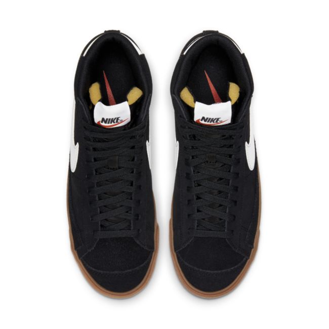 Nike blazer black sales gum sole