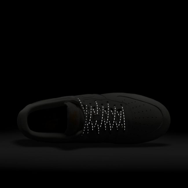 Air force 1 black on sale reflective