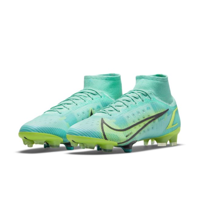 Giày Bóng Đá Nike Mercurial Vapor 14 Elite Travis Scott Trắng Xanh