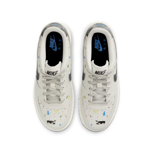 GS) Nike Air Force 1 LV8 3 'Paint Splatter - White' DJ2598-100