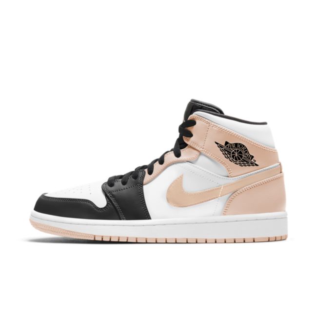 beige black and white jordan 1