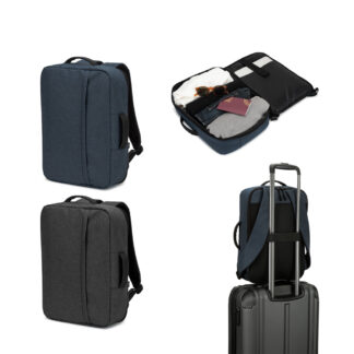 NIAMEY. Zaino per laptop da 15.6' in poliestere riciclato 300D ad alta densità