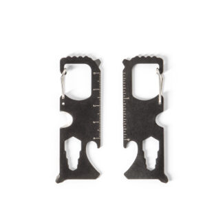 SCREWY. Carta multifunzione in acciaio inossidabile con 8 funzioni