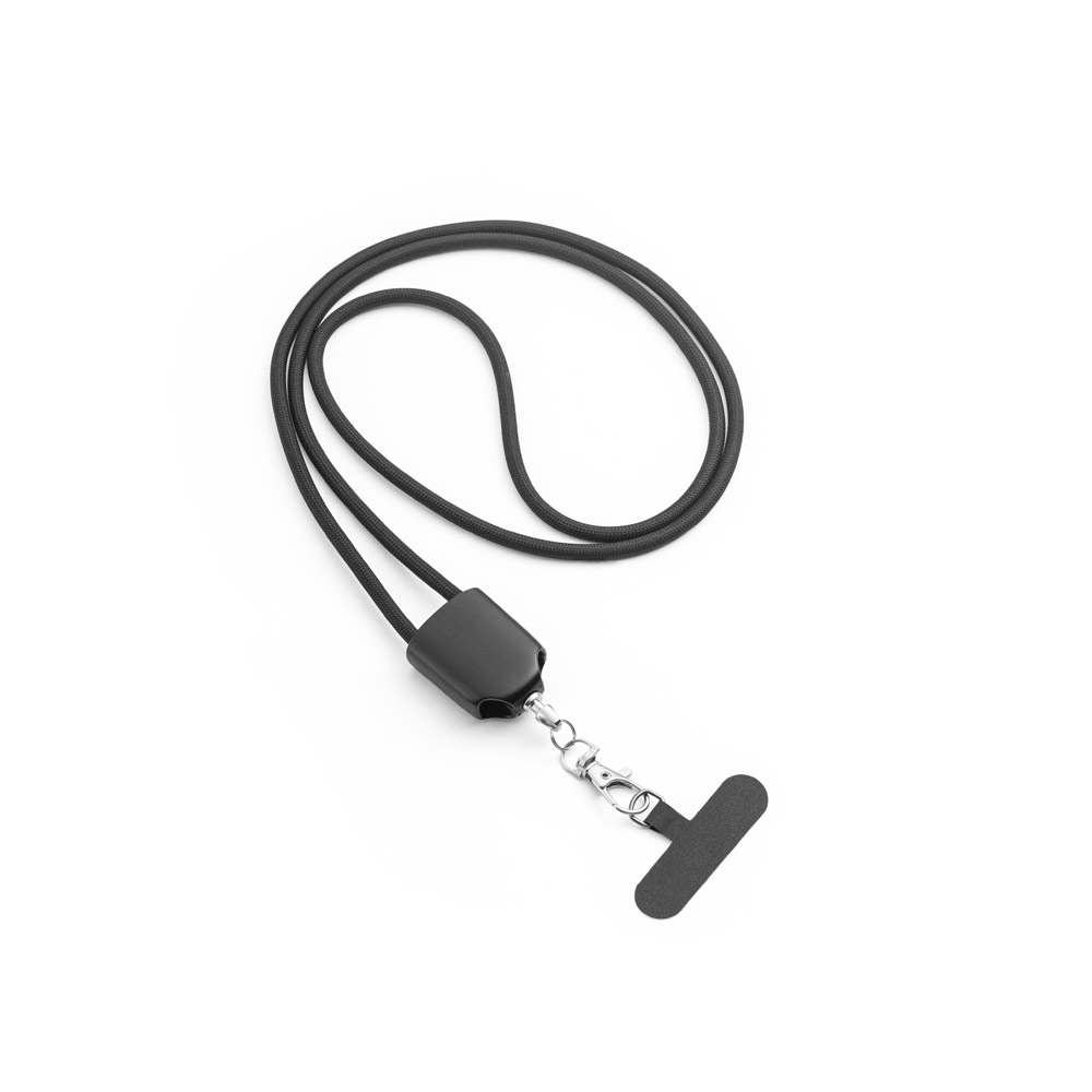 ZEWAIL. Cordino Lanyard con supporto per smartphone incluso, cavo USB-C e diversi adattatori in ABS riciclato e TPE riciclato - immagine 4