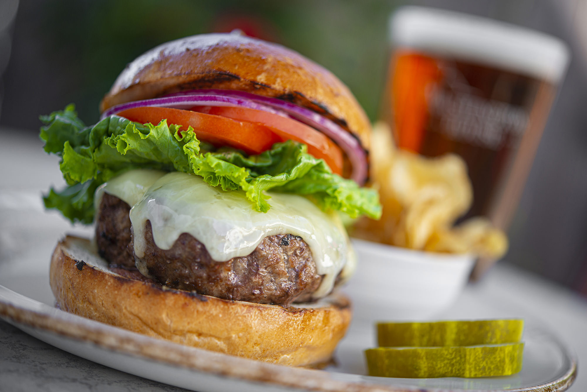 Burger and Draft Beer Contemporary American Cuisine