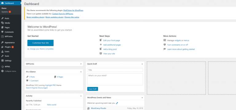 Delete a WordPress theme through the admin panel