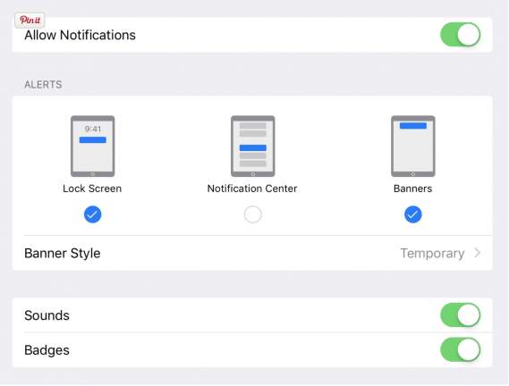 How to Disable Push Notifications?