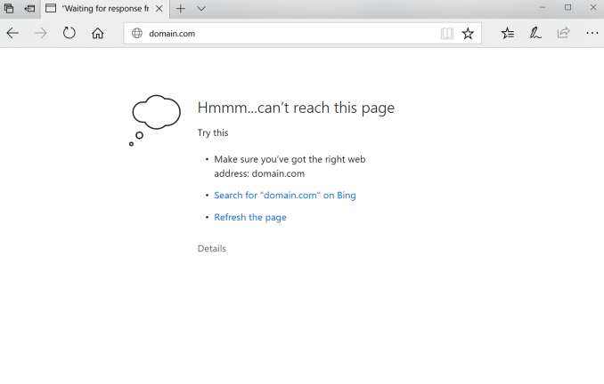 ERR_CONNECTION_REFUSED error