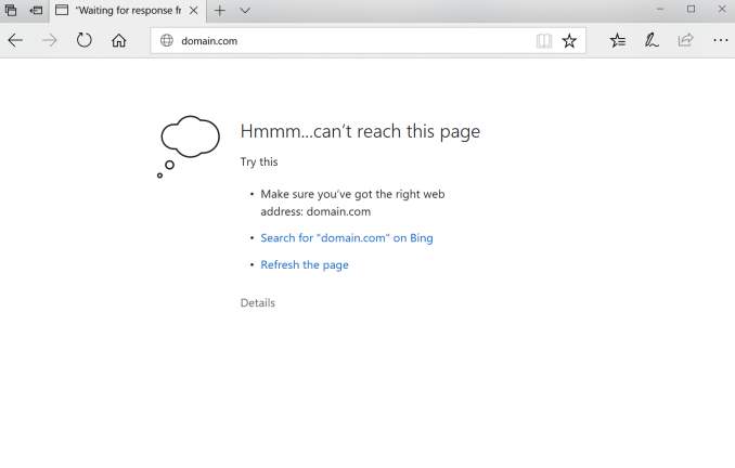 ERR_CONNECTION_REFUSED error