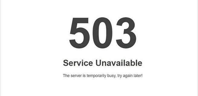 error 503
