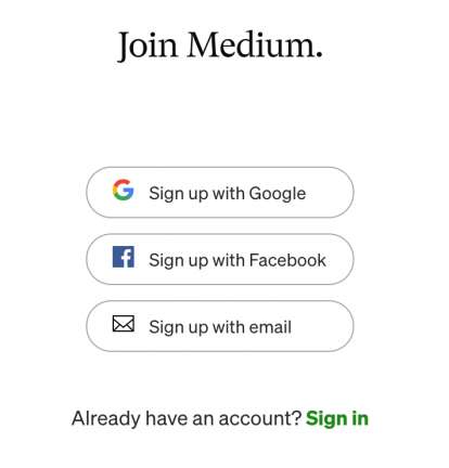 medium account