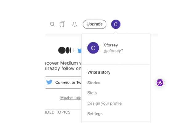 writing a post