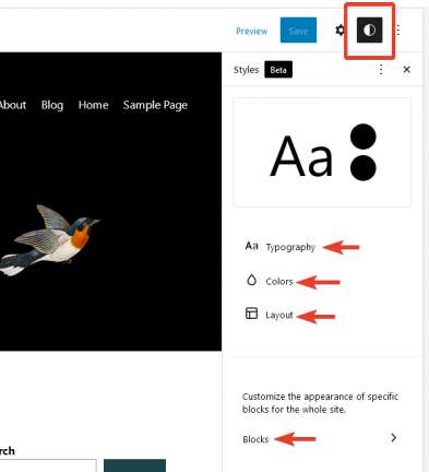 site editor
