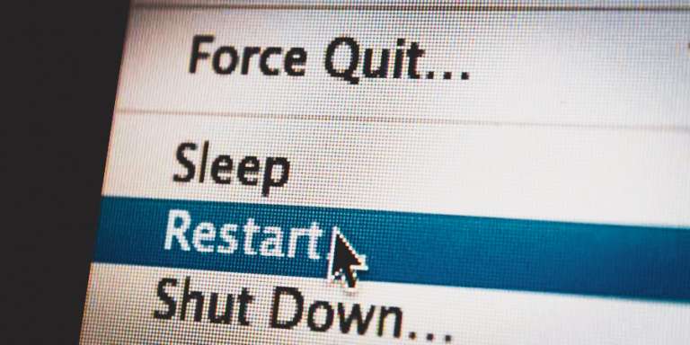 Restart your computer