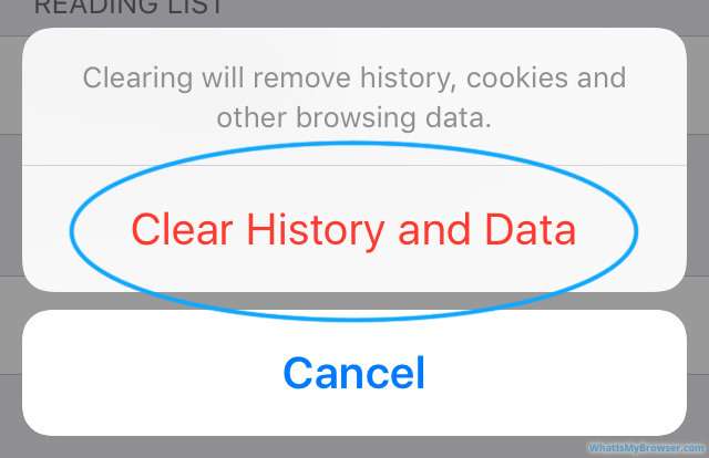 Clear Your Cache, BrowsingHistory and Cookies