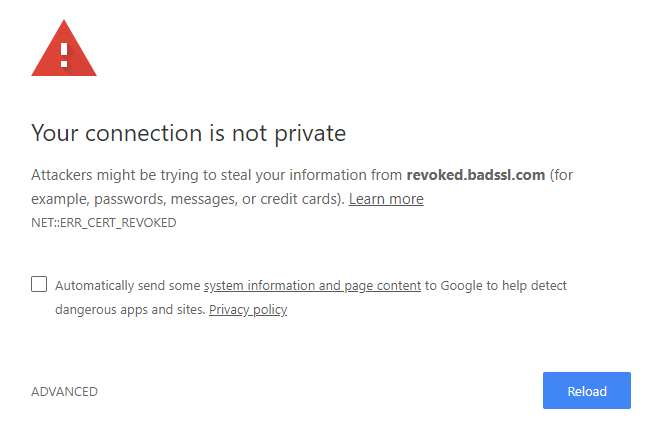 Generic SSL Protocol Error