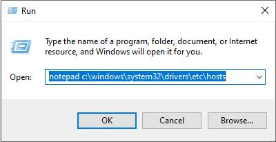 Hostsfile Windows7