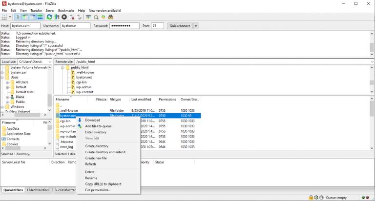 Filezilla