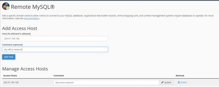 addhost