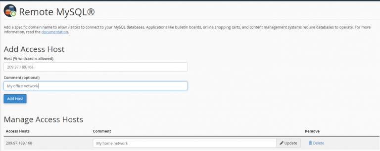 addhost