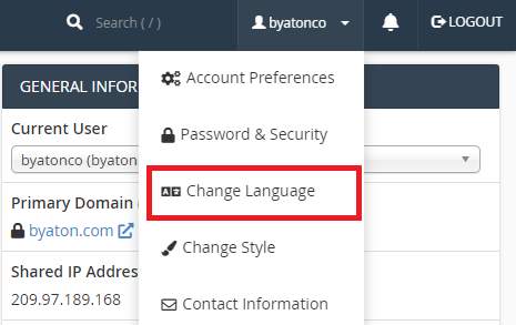 cpanellanguage
