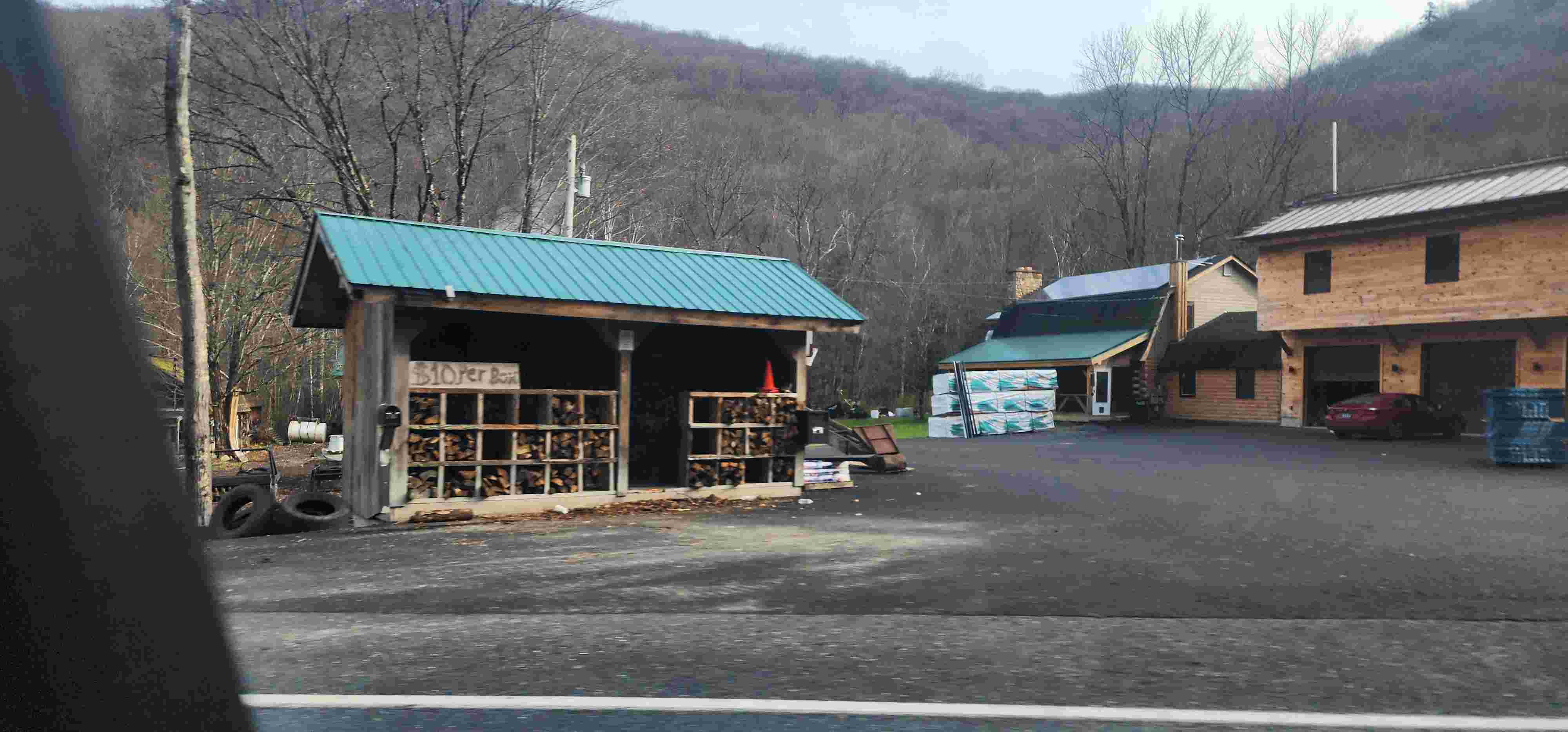 Photo of Roadside Firewood Shed