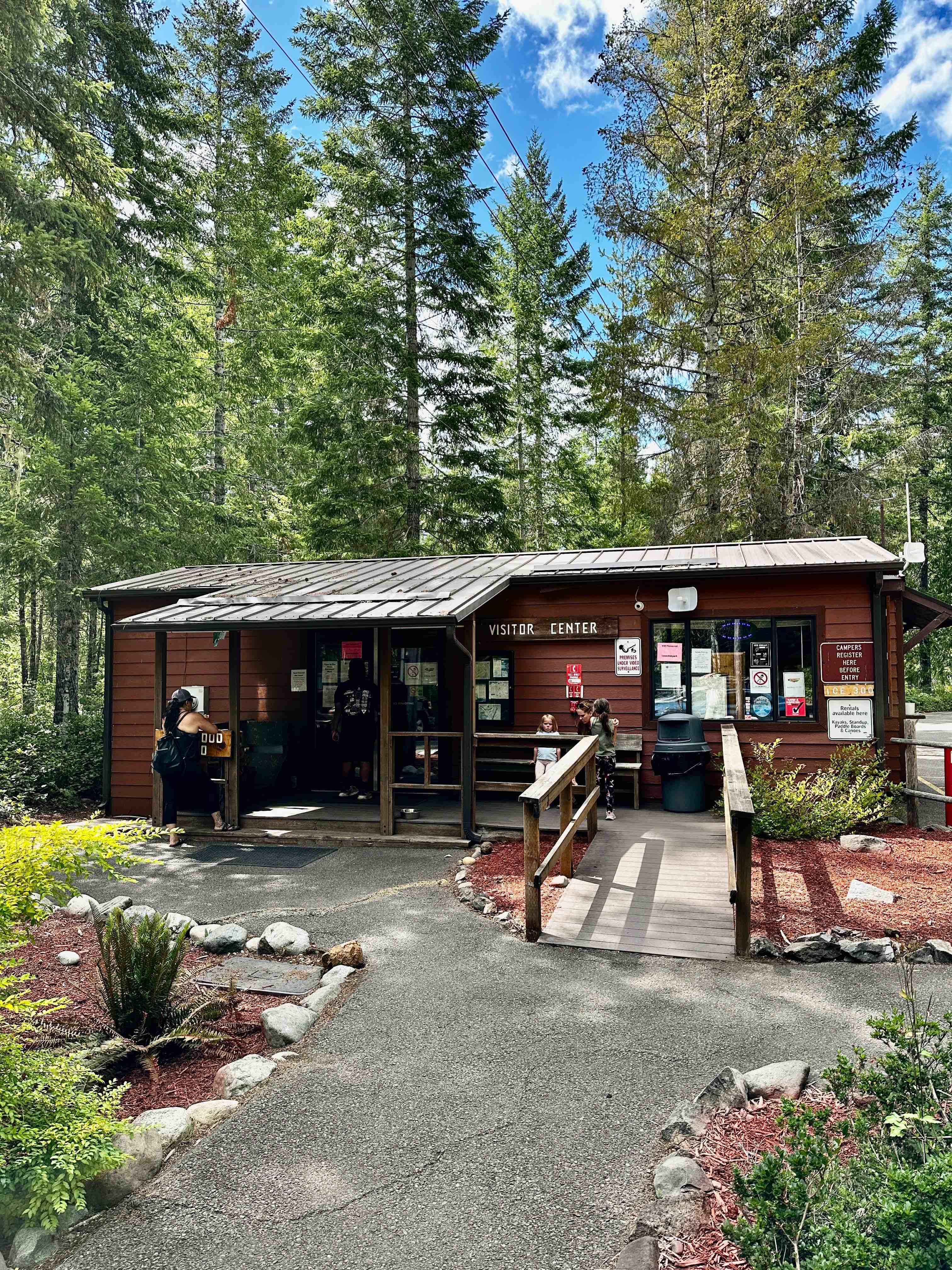 Photo of Lake Cushman Visitor Center